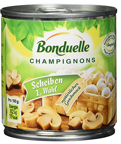 Bonduelle Champignon Gourmet-Scheiben,200g Abtropfgewicht 115g