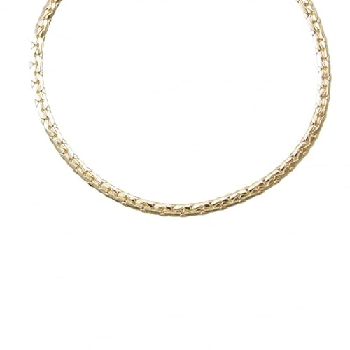 L'Atelier d'Azur Collier Femme Maille Haricot - Or Jaune