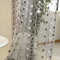 PENVEAT Vorhangstoffe Schlafzimmer Fenster tüll Voile küche Sheer Organza vorhänge türen für Wohnzimmer Vorhang vorhänge, grau, b150cmxh250cm 1 stück, Ringe verarbeitung