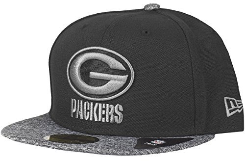 New Era 59Fifty Fitted Cap - Grey II Green Bay Packers 7 1/4
