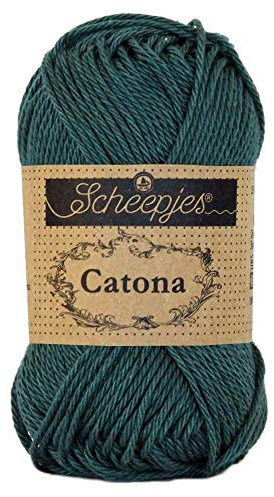 Scheepjes - Scheepjes Catona 244 Spruce Yarn - 1x25g