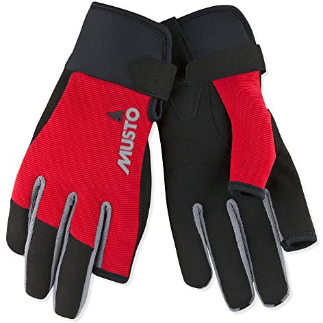 Musto Unisex Essential Sailing Long Finger Glove XS, 169 True Red