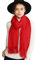 RIIQIICHY Pashmina Schal Rot Damen Winter Weihnachtsschal Tücher Stola Festlich für Abendkleider Damenschal Winterschal Kuschelig