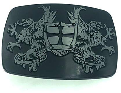 Patch Nation Drachen Kreuzfahrer Kreuz Emblem Cosplay Belt Buckle Gürtelschnalle Wappen