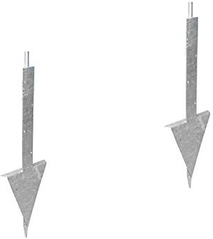 Bodenplatten Abschalung Set 10 Stk – Abschalpflock & Abschalstützen für Fundament Schalung Betonbau robust wiederverwendbar