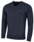 Calvin Klein Hombre con Cuello en v algodón suéter - Armada Marl - M