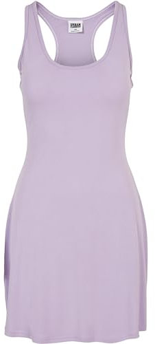 Urban Classics Vestito Da Donna Modal Racer Back Dress, Vestito Donna, Lilla, 4XL