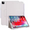 Chstls Funda para iPad Pro 12.9 Pulgadas 2021 5ª Generación / 2020 4ª Generación / 2018 3ª Generación, Folio Flip Soporte PU Cuero Smart Proteccion Cubrir con Auto Wake/Sleep Función - Blanco