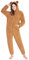 CityComfort Pigiama Intero Donna - Pigiamone Intero Morbido in Pile Teddy S-XL (Beige, M)