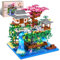 FORMIZON 3320pièces Mini Blocs de Construction, Bricolage Modèle avec LED Lumière, Creative STEM Toys Model Architecture Set Jardin Plantes, Micro Blocks Cadeau de Noël pour Adultes