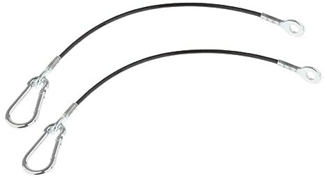 2x Câble Métallique En Acier, Câble de Poulie de Fitness, Rallonge de Remplacement, Câble de Gymnastique pour L'exercice