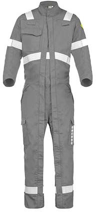 ATEX Reflect 260 XP Colorado Overall mit 2 Reißverschlüssen, Stahlgrau, L