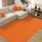 TAPISO Mono Teppich Kurzflor Indoor Outdoor UV-beständig Orange Einfarbig Wohnzimmer Schlafzimmer Kinderzimmer Modern Design ÖKO-TEX 120 x 170 cm
