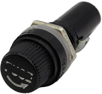 FURREN 5 Stück 6X30 Sicherungshalter 6X30 Sicherungssockel Sicherungshalter 6 * 30 Sicherungshalter 6x30mm