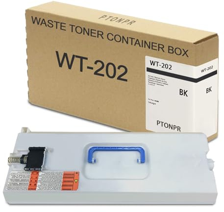 WT-202 High-Capacity Waste Toner Box 1-Pack Replacement for Canon WT202 Waste Toner Container for imageRUNNER Advance C3320 C3325 C3325i C3330 C3330i C3520 C3520i C3525 C3525i C3530 C3530i Printer