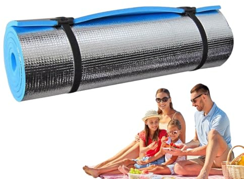 Dicke Yogamatte, Aluminiumfolie, EVA, 185 x 50 x 0,6 cm/1 cm, wasserdicht