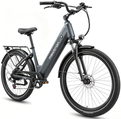 Maxtron Lira 28 Zoll E-Bike Trekkingrad, Elektrofahrrad mit Drehmomentsensor & Hydraulischen Scheibenbremsen, 48V 15Ah Akku, 140km Reichweite, Shimano 7-Gang, Cityrad Pedelec Erwachsene