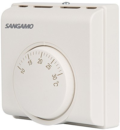 Sangamo Choice RSTAT1 Mechanical Room Thermostat White Standard