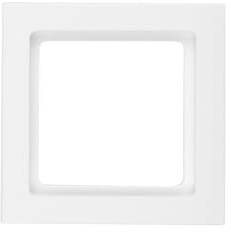Hager Q.3 – Rahmen 1 Element weiß Polar Velours