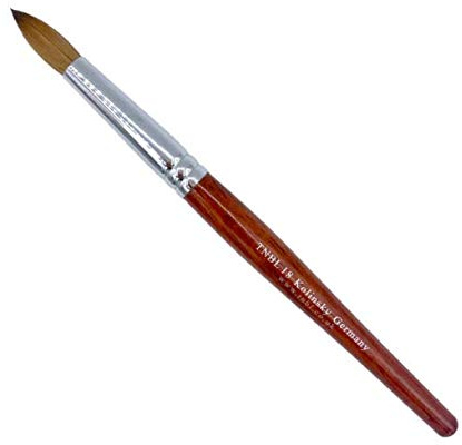 TNBL Professional Kolinsky Acrylic Nail Brush Size 18, For Acrylic Nail Extension Application, Manicure & Pedicure