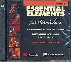 Essential Elements Band 1: CD 2 und 3 für Streicher