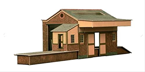 Superquick Goods Depot Building - 1/72 OO/HO - Card Model Kit