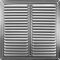 Griglia per ventilazione, 255 x 255 mm, in acciaio inox