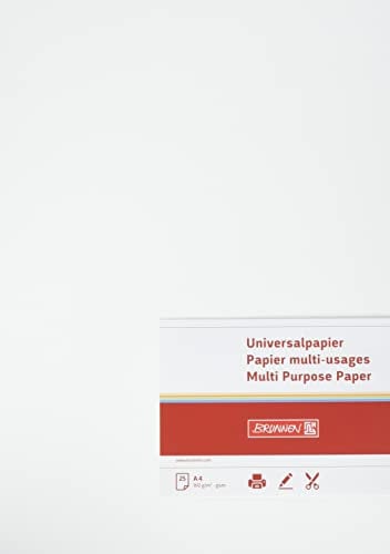 BRUNNEN Multifunktionspapier Universalpapier | A4, 160 g/m², perlweiß, 25 Blatt