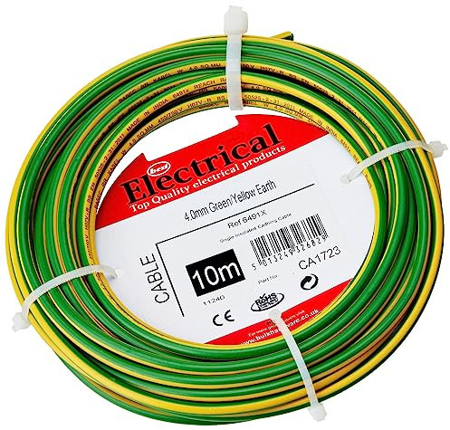 Merriway BH01516 - Cable eléctrico (tamaño: 4.0mm, Pack de 1)