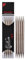 ChiaoGoo Double-pointed needle premium 15cm 2.50mm - 1pc