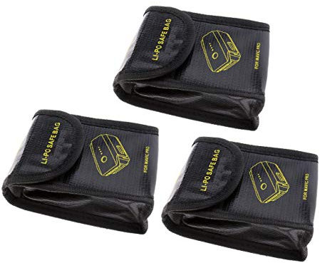 3x Lipo Batterie Akku Tasche Beutel Safe Bag Sicherheit Pouch Für DJI Mavic Pro
