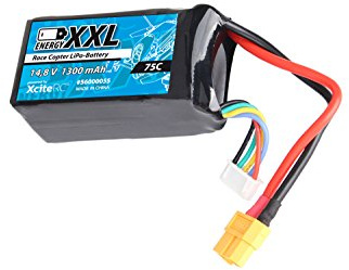 energyXXL 56600055 - Race-Copter LiPo-Battery 4S 14.8V, 1300 mAh, 75C