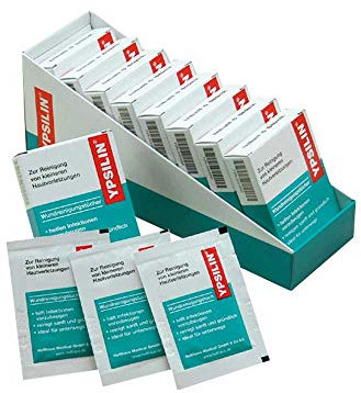 Holthaus Medical YPSILIN® Wundreinigungstücher Tücher Reinigung Haut Wunde, 5 Stück