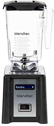 Blendtec 907509 Pro 750, 1800, Edelstahl BPA-freies Tritan, 2.6 liters, Schwarz