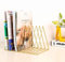 Garosa Triangle De Fer Étagère Premium Rack De Rangement Organisateur De Bureau Étagère Porte-Revues pour Bureau ou comme Décoration(Or)