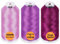 New brothread 3er Set Verschiedene Lila Farben Polyester Maschinen Stickgarn Riesige Spule 5000M für alle Stickmaschine