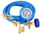 SURIEEN HVAC R410A Refrigerant Charging Hose Kit, AC Recharge Hose Kit, A/C Charging Hose with Adapters, R410A R134A R22 R502 R12 R404A Manifold Gauge Hose Kit for Air Condition Refrigeration Charging