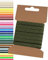 maDDma 5m Gummiband 6,6mm Gummilitze Wäschegummi elastisches Band Wäscheband Farbwahl, Farbe:dunkelgrün