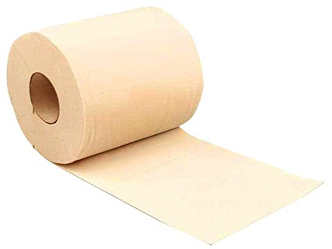 VSOLS 10 rolls of home kitchen toilet paper 4 layers thickened bamboo pulp soft paper towel roll paper (Color : Yellow)