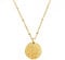 the simple pledge Sternzeichen Kette Gold - Waage mit 18 Karat Vergoldung - Wasserfeste Horoskop Halskette für Damen - Modisches Zodiac Necklace inkl. Geschenkverpackung