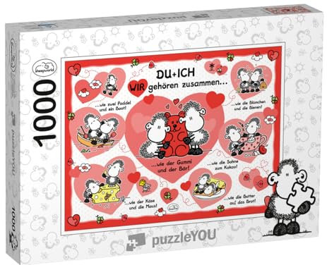 puzzleYOU: Puzzle 1000 Teile „Du und Ich – wir gehören zusammen!“