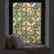 dktie Film décoratif pour fenêtre - Film brise-vue pour fenêtre - Film brise-vue pour verre dépoli - Motif cercles - Statique - Adhérence - Intimité - Jaune - 44,5 x 400 cm