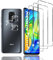 Kziwii 3+3 Piezas Protector Pantalla para Xiaomi Redmi Note 9 Cristal Templado, 3 Piezas Vidrio Templado y 3 Piezas Protector de Lente de Cámara, Dureza 9H, Antihuellas, Antiarañazos