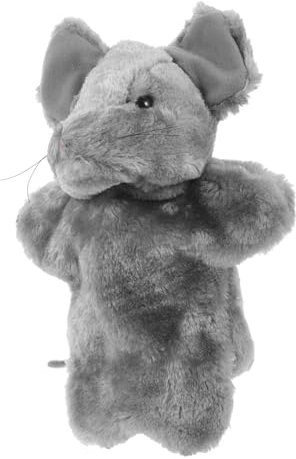 MOLUCKFU Early Education Toy Mice Puets Plush Hand Puppet Animal Hand Puppet Hand Toy