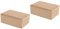 COHEALI 2Er-Box Aufbewahrungskiste Holz Storage Boxes Spielzeug Box Holzkiste zum Verzieren aubewahrungsbox spielzeugbox aus Holz kleine Holzkiste hölzern