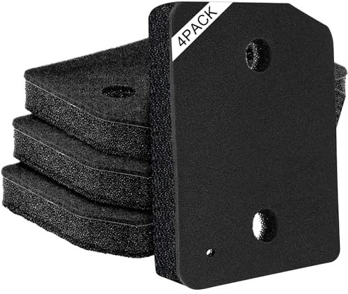 UptVin 4 Pezzi Filtro per Asciugatrice Compatibile con Miele T1, Filtro in Schiuma per Asciugatrice a Pompa di Calore Filtro Asciugatrice per Pelucchi Lavabile e Riutilizzabile, 207 x 157 x 30 mm