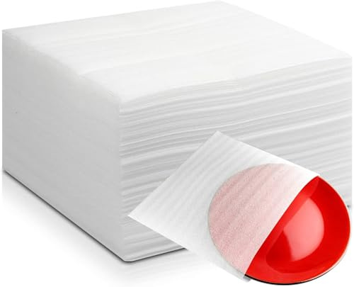 YIYICO Schaumfolie Verpackungsmaterial Umzugspapier Geschirr 30x30cm 100Stk | Luftpolsterfolie Umzugskartons Schaumstoffverpackung Umzugsverpackung Kissenschaumbeutel für Umzug Lagerung Gläser