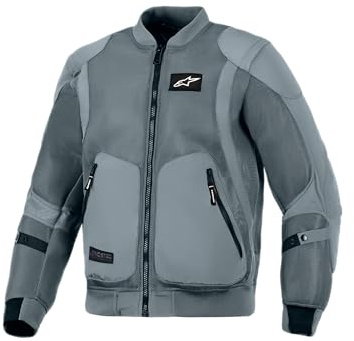 Alpinestars Flight Air Motorrad Textiljacke, grau/blau, 3XL