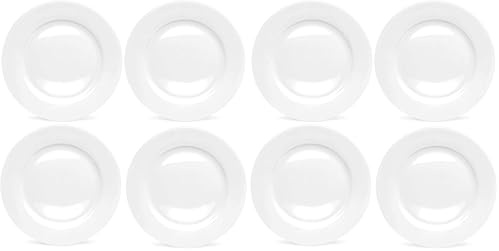 Royal Worcester Dinner Plate, White, 27 cm, Set of 4 (Pack of 2)