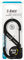 Nite Ize Unisex-Erwachsene Karabiner S-Biner-Stahl GR 4, schwarz
